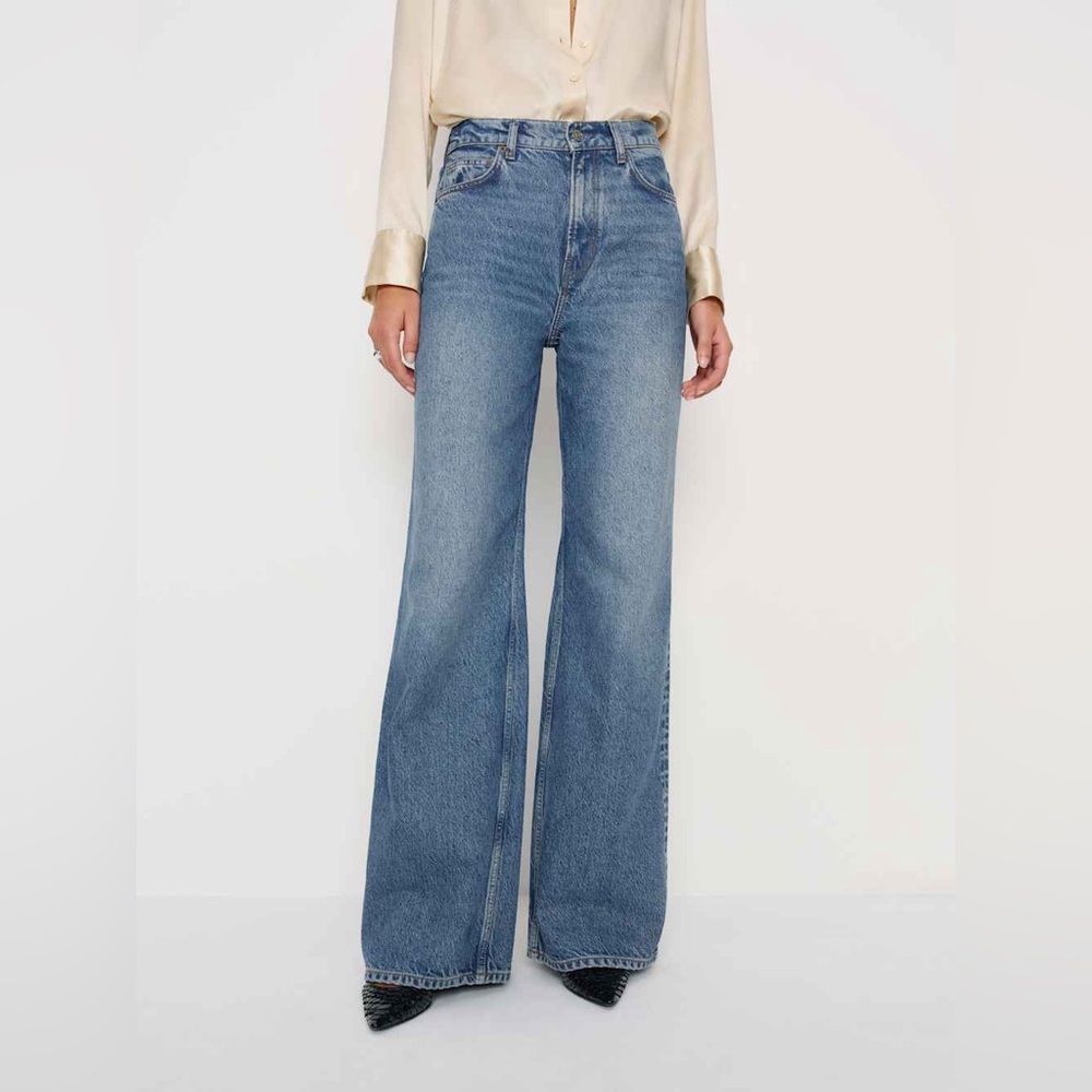 Cary High Rise Slouchy Wide Leg Jeans